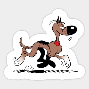 funny comic doggy Sticker